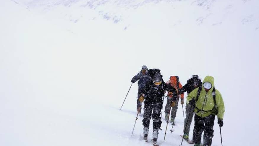 Skiing in Iceland